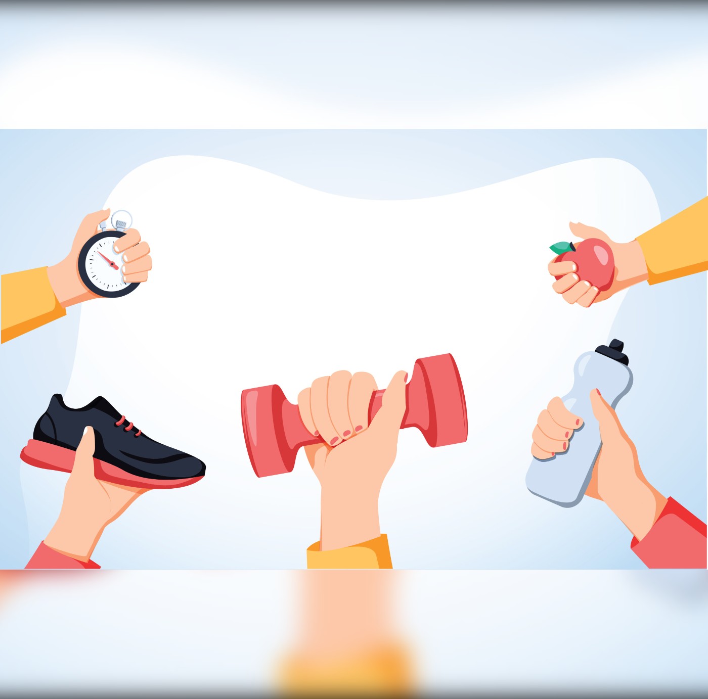 Residents exercising, illustrating the summer exercise and sports schedule