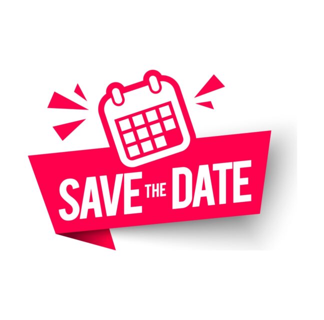 Save the Date calendar graphic for the HOA and HGRD meeting schedule
