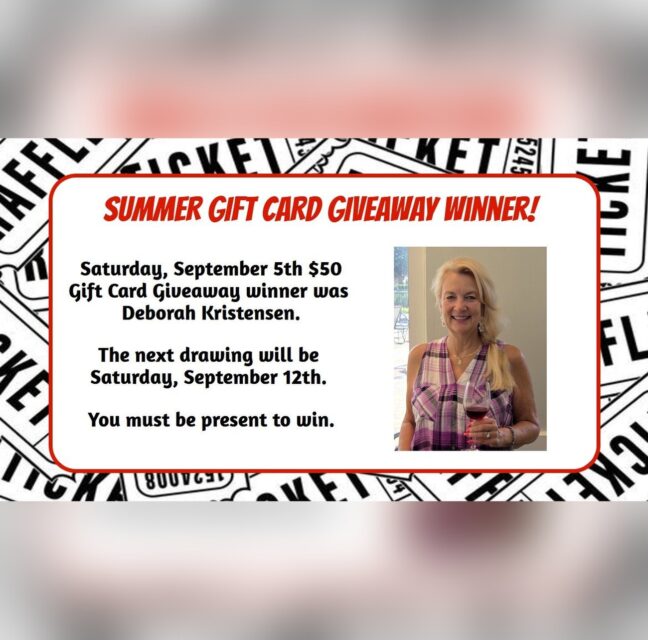 Summer Gift Card Giveaway winner Deborah Kristensen